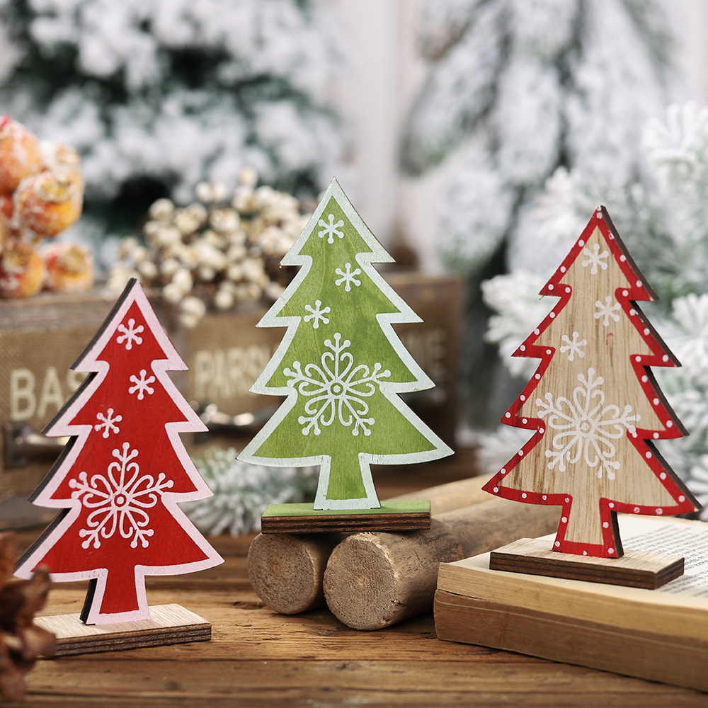 

Christmas New Year Gift Birthday Gift, Wooden Christmas Tree Decoration Decoration, Fun Family Party Holiday Decoration