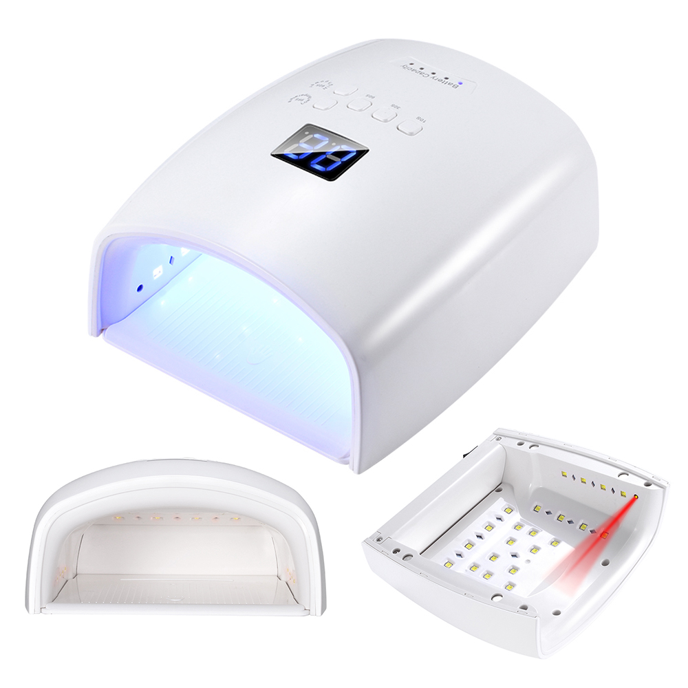 

7800Ah Li-ion Battery Rechargeable Nail Dryer 30 LEDs UV LED Professional Manicure Tools For All Gels Polish Portable Nail Lamp, Us