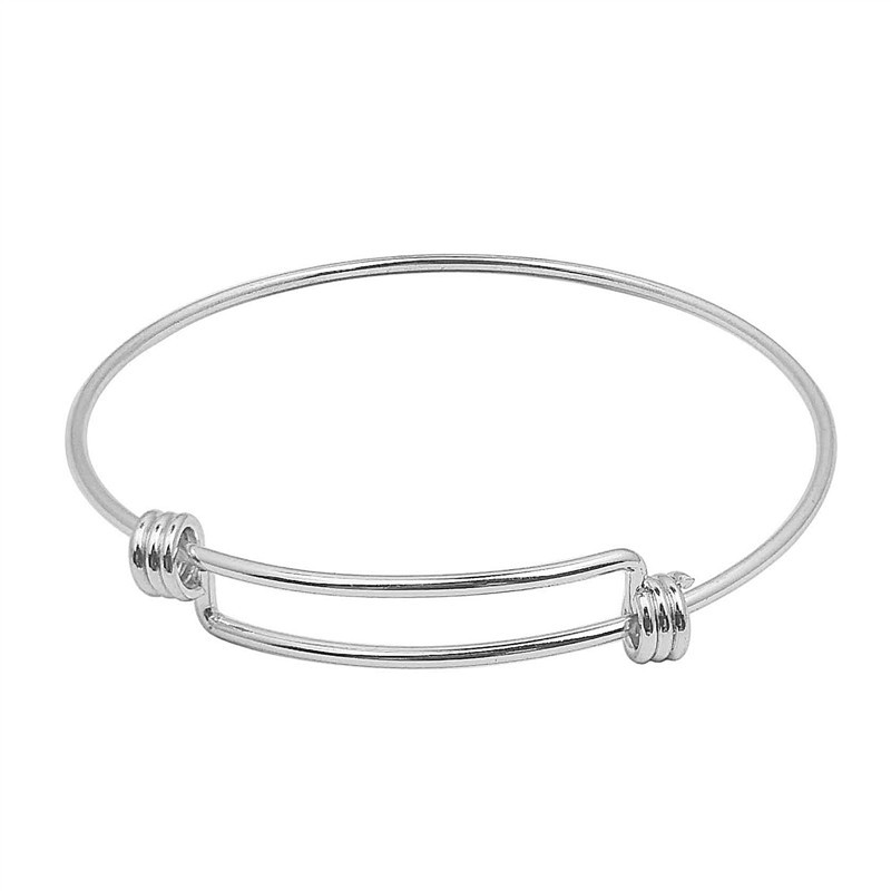 

New Fashion Gold Silver White K Color Simple Cuff adjustable Bangles Lady Charm Bracelets Valentine's Day Women Jewelry Free Shipping