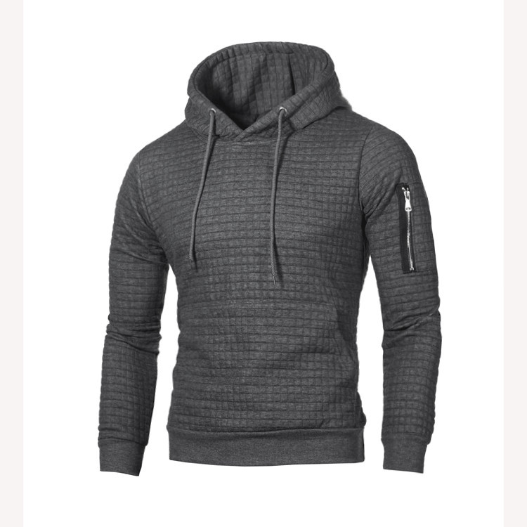 

2019 New Fashion Sweater Men Solid Pullovers Slim Fit Jumpers Men Casual Hooded Sweater Autumn Winter Warm Femme Clothes, White