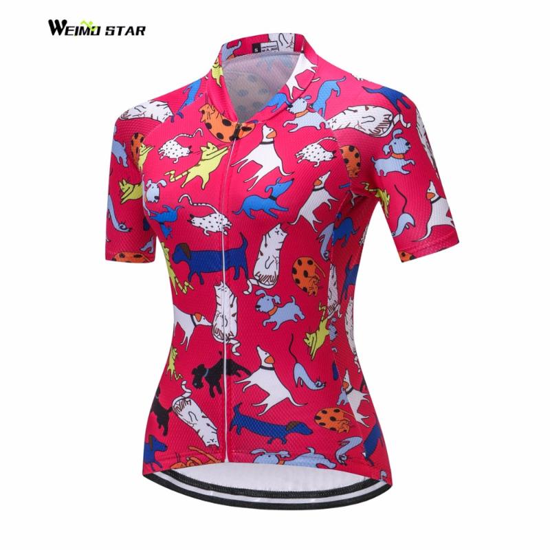 

Outdoor Cycling Jersey women Bike Jersey 2020 road cycling youth MTB bicycle Clothing Short Sleeve T-Shirt Racing top red