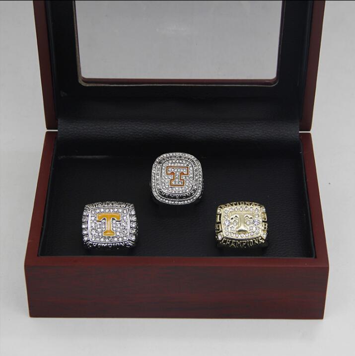 

NCAA 1998, 2008, 2015 Tennessee University Volunteers Championship Alloy Ring Birthday Gift Fans Memorial Collection