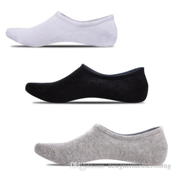 

Solid Colors Sock Slipper Casual Relaxed Fashion Homme Underwear Silicone Slip Male Clothing Mens Summer Designer, Black