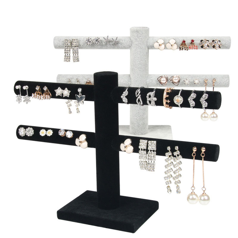 

Fashion Earring Stand Ear Stud Holder Jewelry Display Showcase Jewelry Pendants Rack Earring Shelf Jewelry Organizer