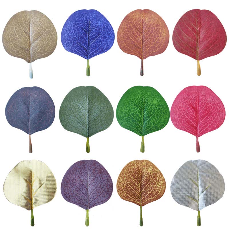 

50pc Eucalyptus Leaves Artificial Plants Wedding Flowers Decor Home Christmas Decoration DIY Accessories