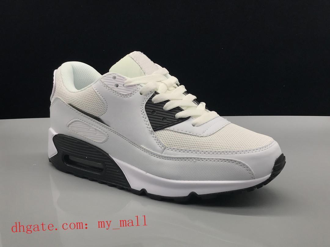Compre Nike Air Max 90 Nuevo Air Cushion 90 Casual Running Shoes Hombre Mujer Barato Negro Blanco Rojo 90 Zapatillas Clásicas Air90 Moda Al Aire Libre Zapatillas Nike Airmax 90 Light Blue Nuevo En Caja
