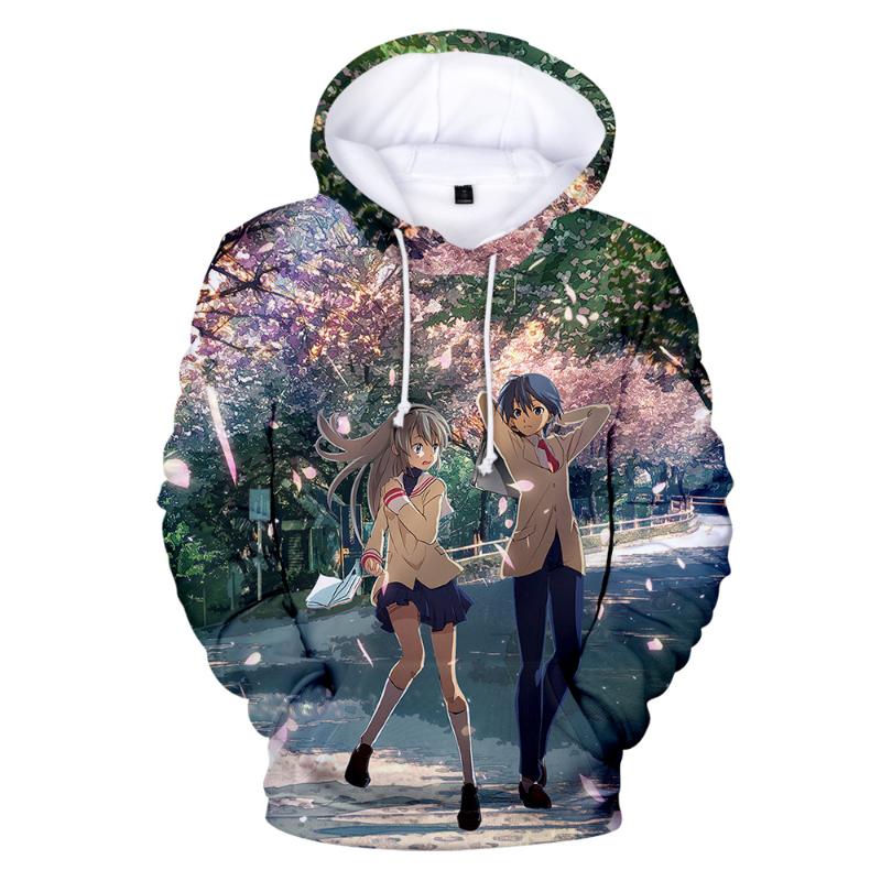 

CLANNAD Anime 3D Printed Hoodies Women/Men Fashion Long Sleeve Hooded Sweatshirt 2020 New Harajuku Casual Streetwear Clothes, Beige