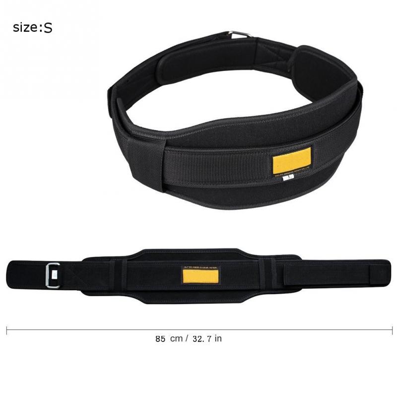 

New 2016 Fitness Protection Weightlifting Belts Bodybuilding Belt Back Waist Support Training Weights Belt, Black
