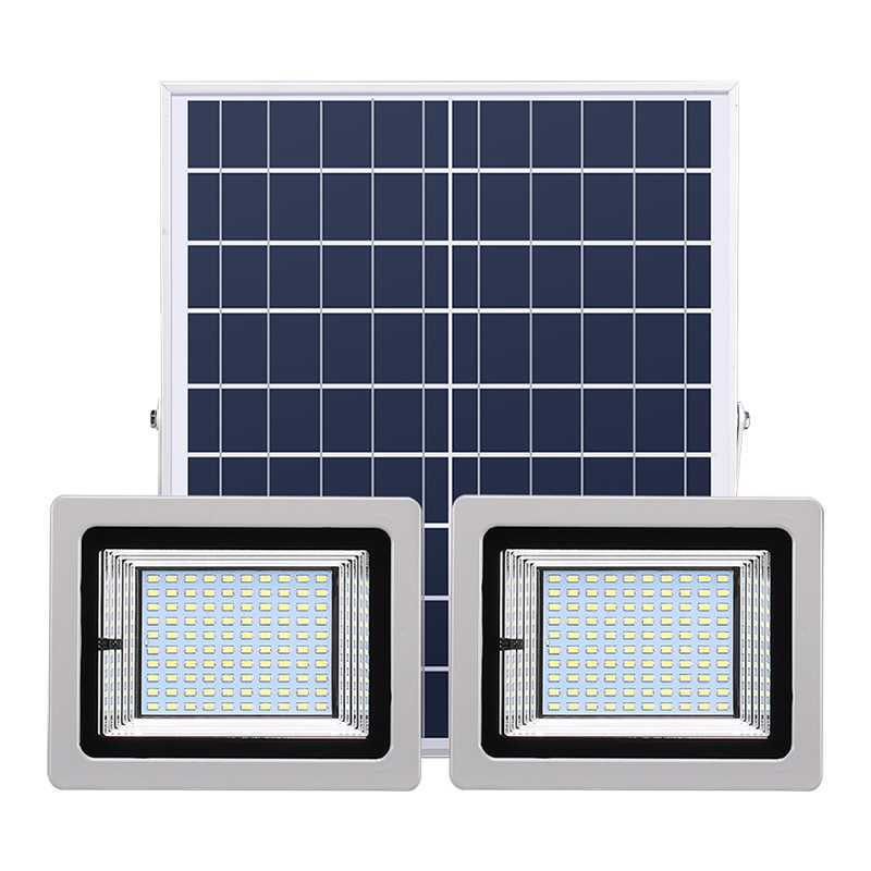 

Double Lamps Solar Floodlight 72LEDs 126LEDs 160LEDs 200LEDs Outdoor Solar Flood Light Landscape Lamp With Remote Control For Lawn Garden