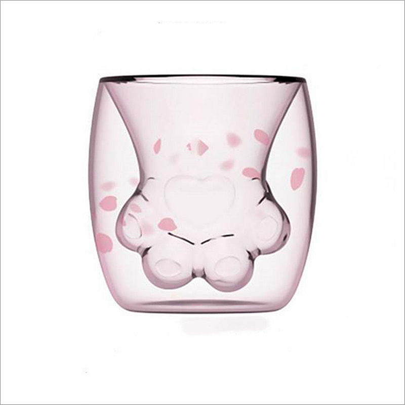 

Sakura Cat Paw Mugs claw Coffee Mug Spring Limited Eeition Cup 6oz