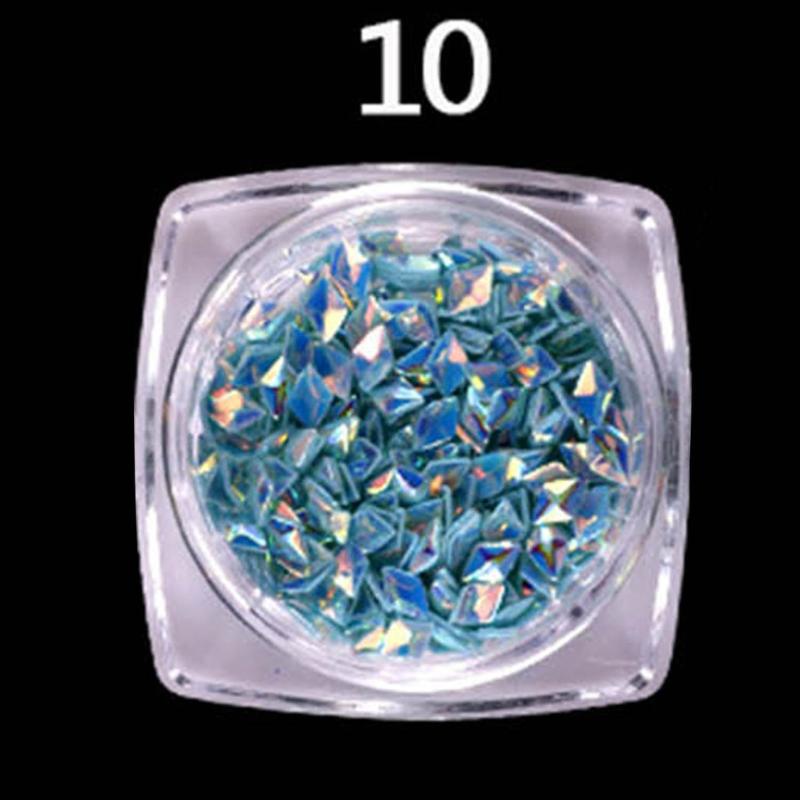 

6 Colors Nail Art Glitter Shinning Powder Bright diamond Sequins Pigment Manicure DIY Nail Art Tip Decorations top quality