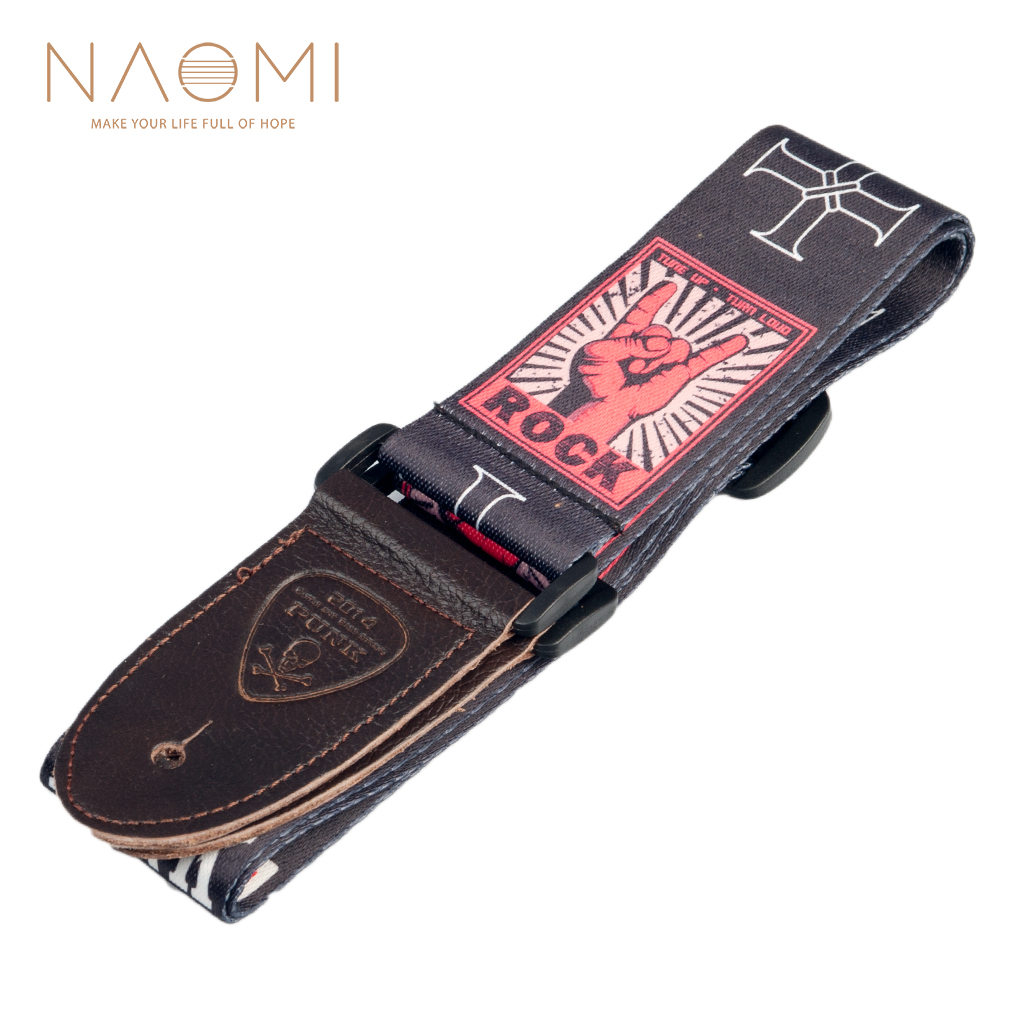 

NAOMI Guitar Strap Adjustable Strap Shoulder Belt For Guitar Bass Guitar Parts Accessories