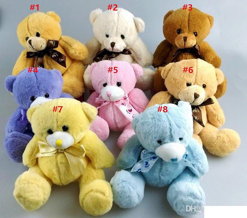 

Cute Soft Teddy Bears Plush Toys  Small Plush Baby Teddy Bears Stuffed Dolls Christmas Plush Gifts Wholesale, Multicolor