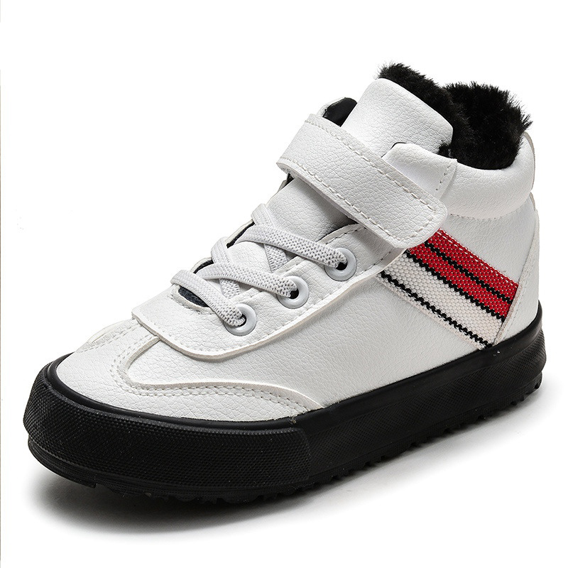 

New Autumn Kids Boots Super Warm Leather Ankle Boots Girls And Boys Shoes Waterproof Sneakers Fashion Footwear