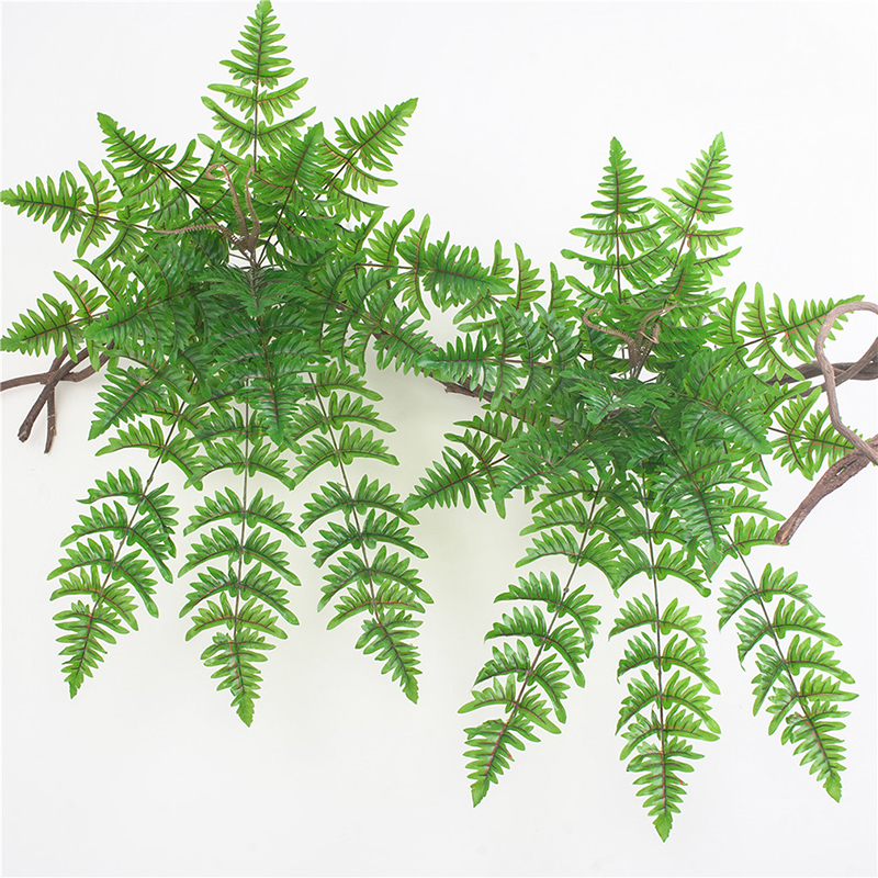 

Fork Plastic Artificial Tree Fern Persian Grass Green Simulation Plant Home Wall Wedding Decoration Table Decors