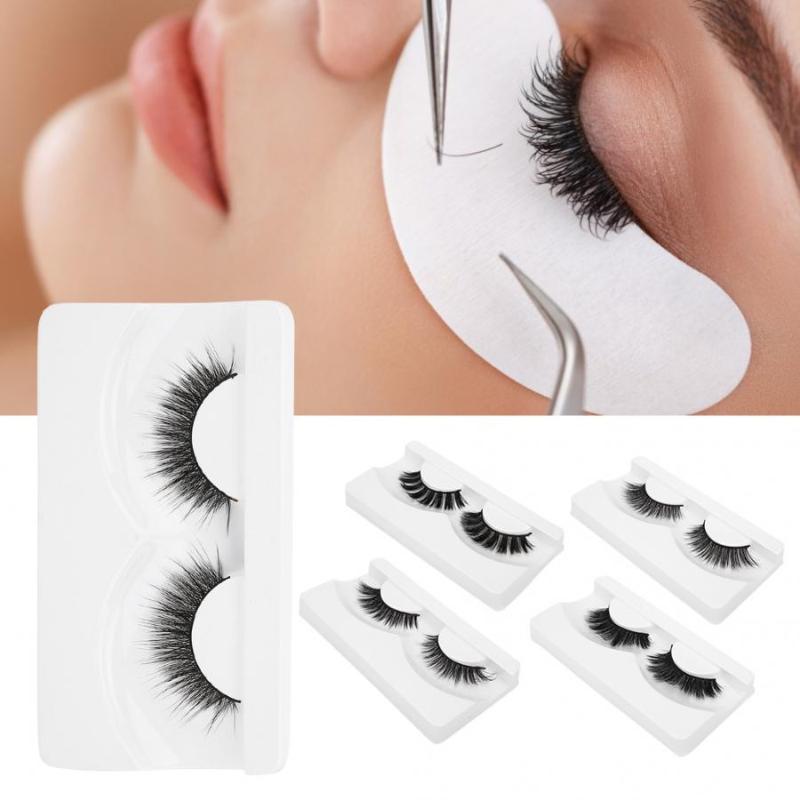 

3D Artificial Fiber False Eyelashes Exaggerated Thick Makeup Eyelash Extension
