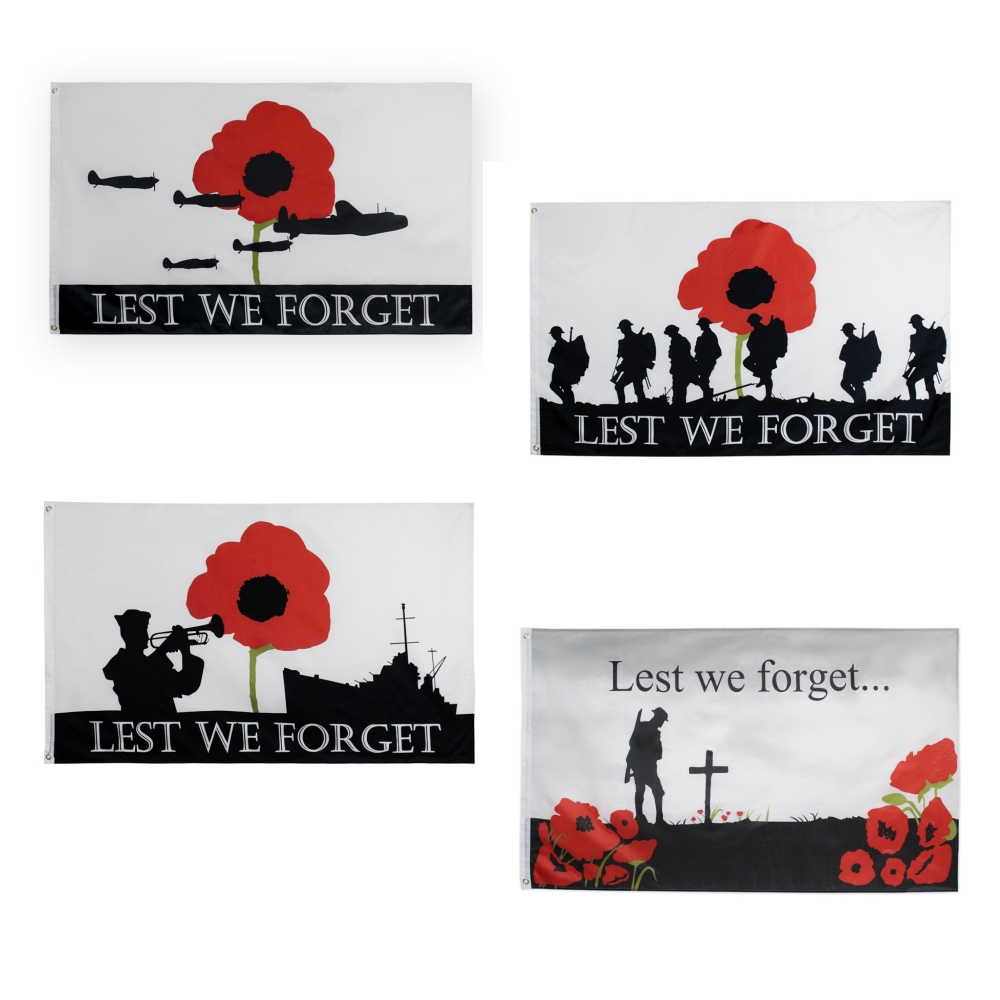 

Free Shipping In Stock 3x5ft 90x150cm Polyester England Giant Lest We Forget Soldier Union Jack Poppy Flag British Army WW1 Centenary Flag