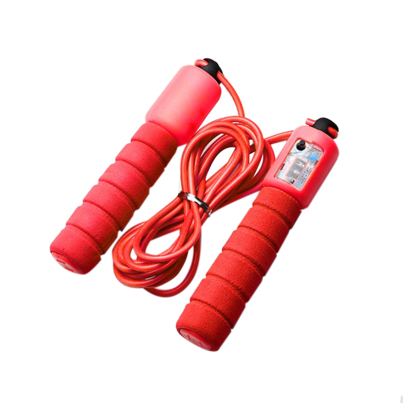 

Multi-Function Sports Sponge Counting Jump Rope Professional Electronic Counting Jump Rope Pattern Skipping Fitness Suitabl