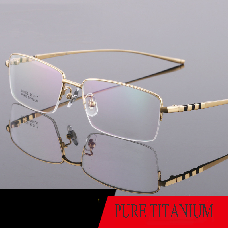

Pure Titanium Glasses Frame Men Prescription Eye Glasses for Men Eyeglasses Myopia Optical Frames Eyewear