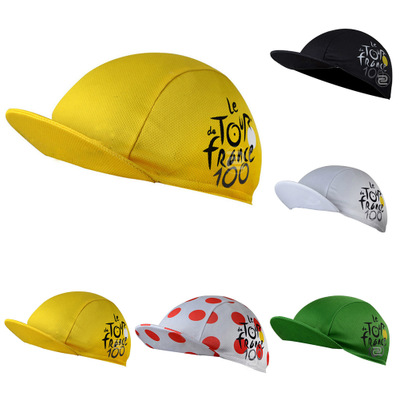 

6 colors solid Bandana Cycling Caps Men Women Polyester Bike Headwear MTB Bicycles Team Sports Hat Bandanas Gorra Ciclismo, Yellow