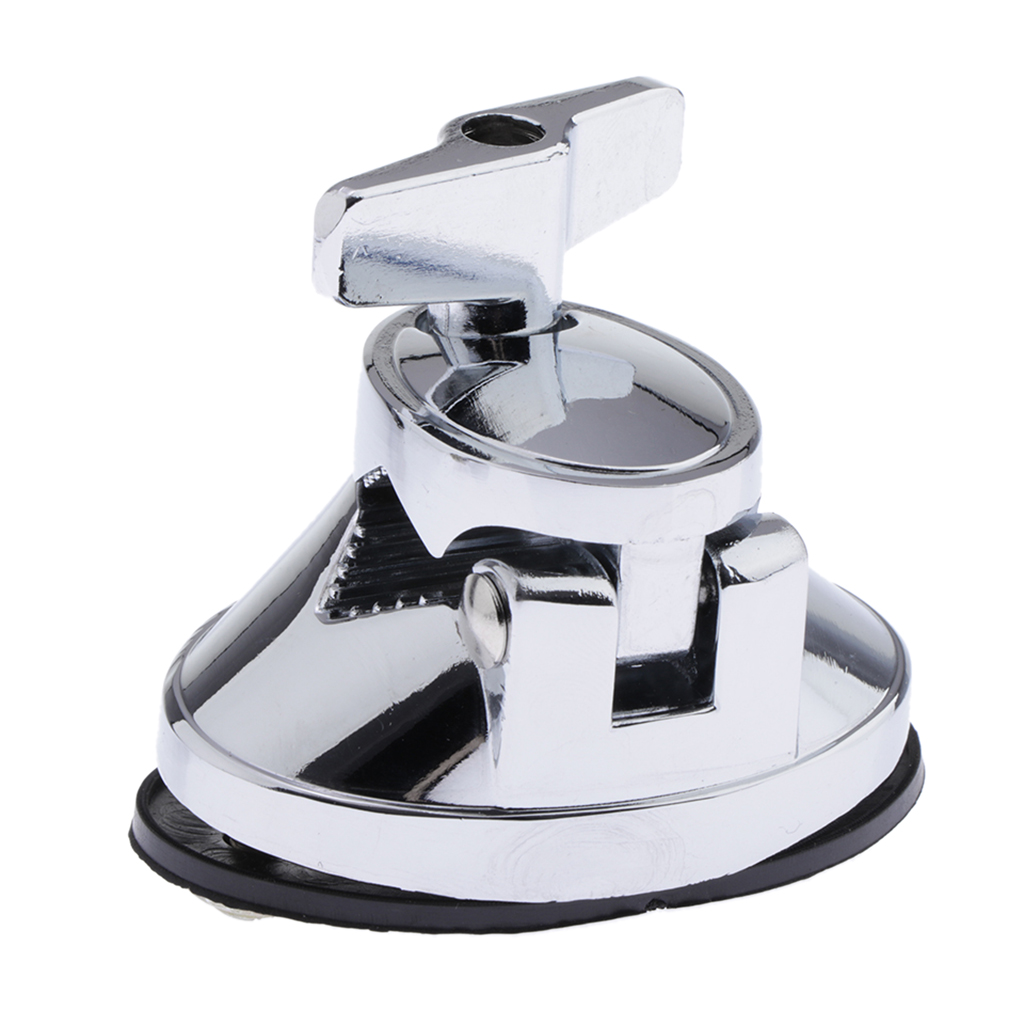 

Drum Tom Mount Bracket Mounting Hardware with Base Plate (Silver
