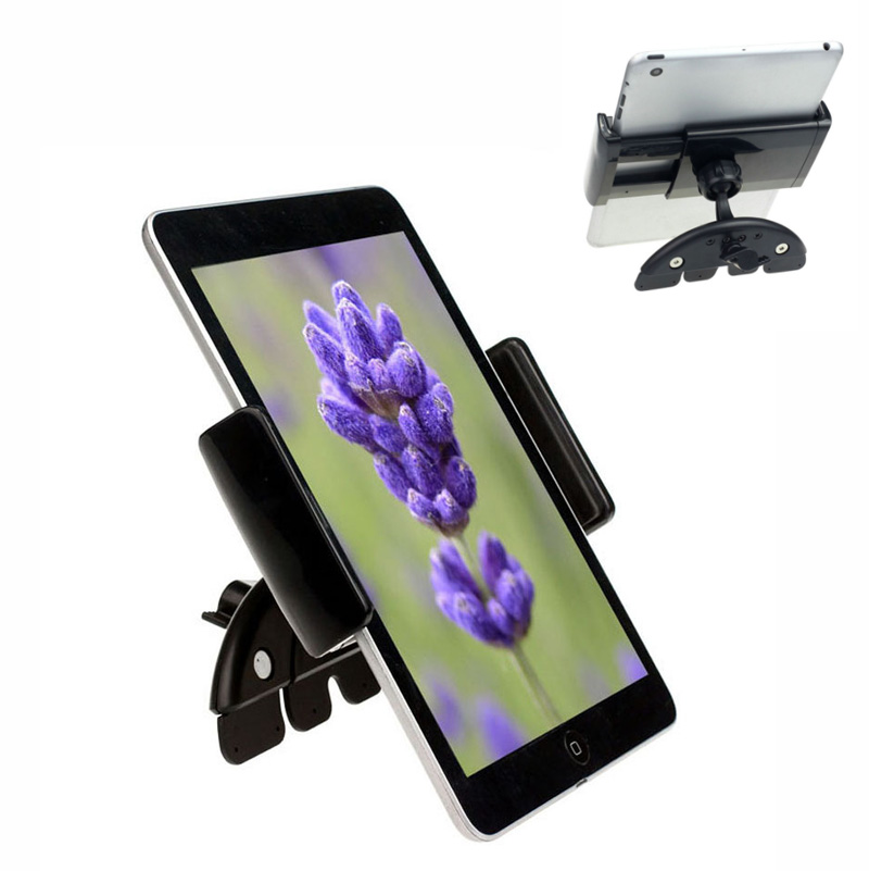 Universal CD Port Car Phone Holder GPS Bracket Air Outlet Stand Vehical-image-464349526