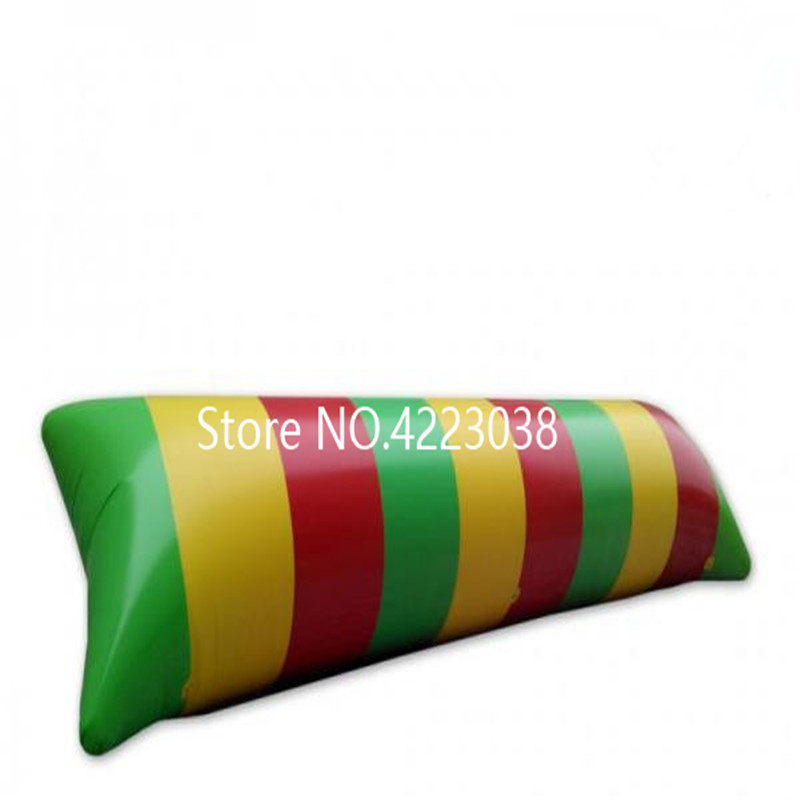 

5m*2m inflatable blob jumping water air bag water catapult blob inflatable water jumping pillow for sale