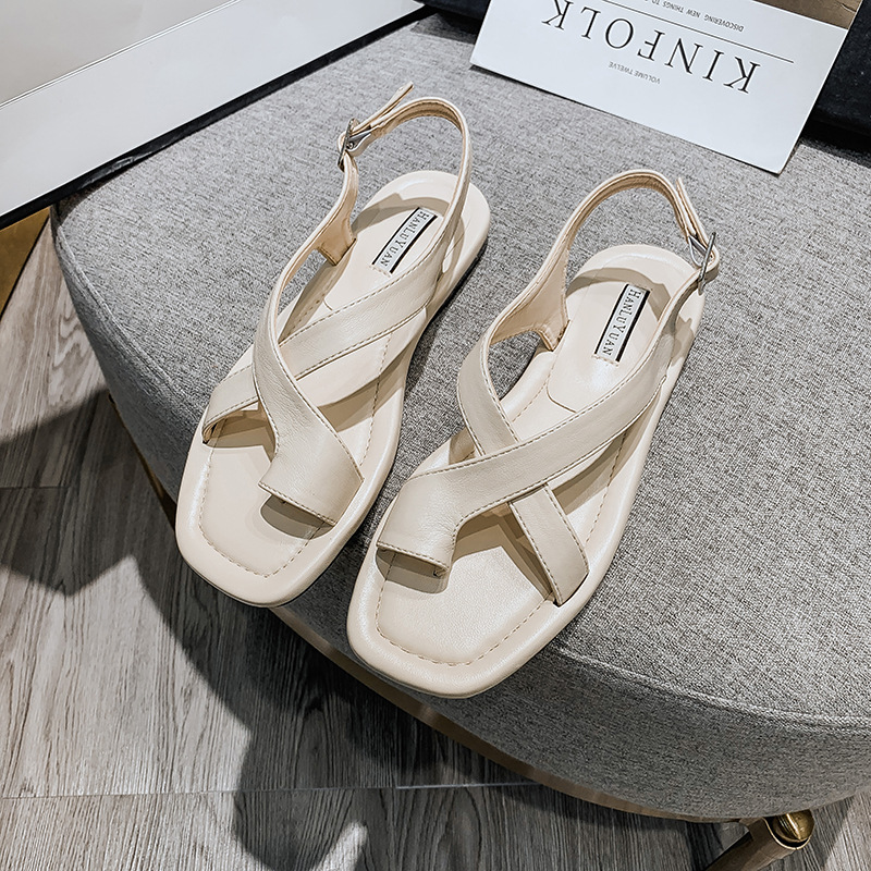 

Women Shoes Sandals Wedges Shoes for Women Gladiator Sandals Summer Casual Beach Sandal 2020 New Flat Heels Plus Size 43, Black