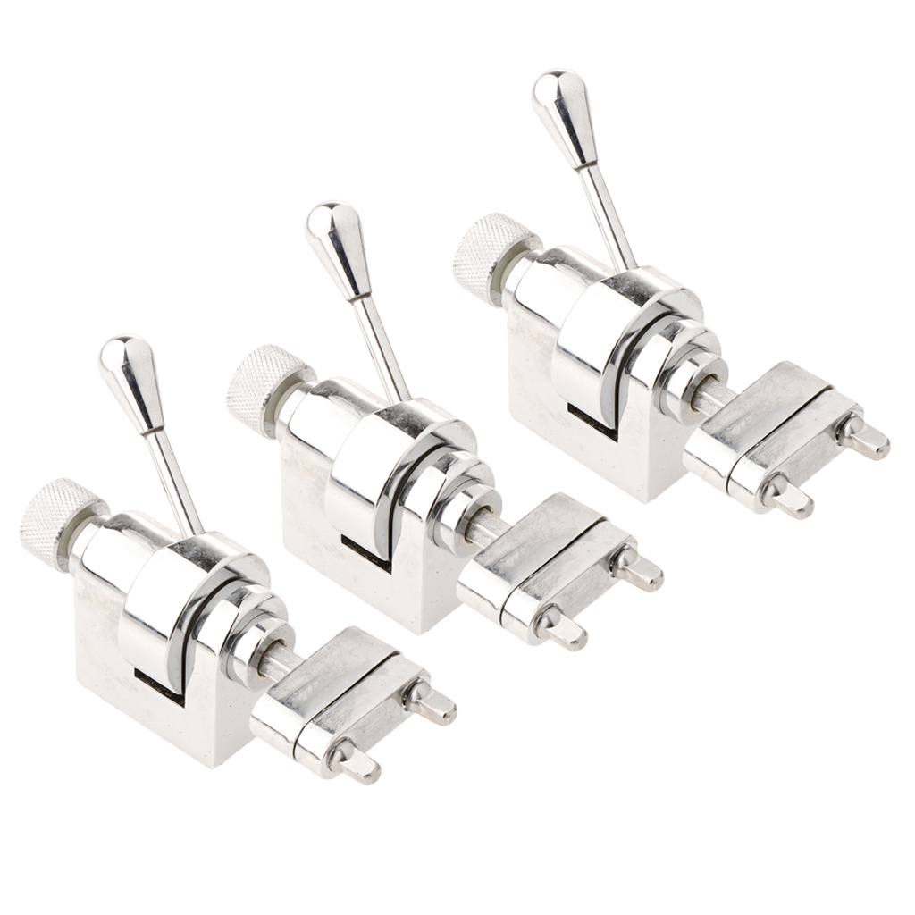 

3x Metal Drum Set Regulator Strainer Silver DIY Percussion Spare Part