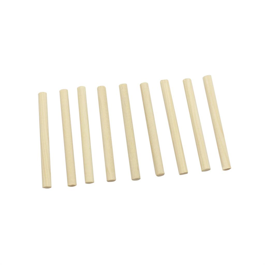 

Pack of 10 Pieces Solid Wood Violin Soundpost Column 3/4 4/4 Violin Practice Parts Musical Instrument Parts