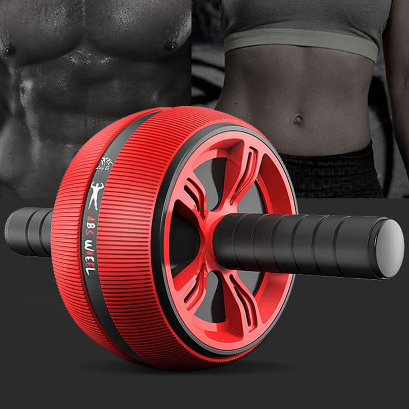 

New Keep Fit Wheels No Noise Abdominal Wheel Roller With Mat For Exercise Fitness Equipment Exercising Supplies, Blue