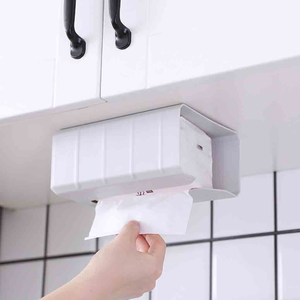 

Home Decoration Accessories banheiro Waterproof Bathroom Punch-free Toilet Tissue Tray Paper Rack Roll Paper Box tool 2020