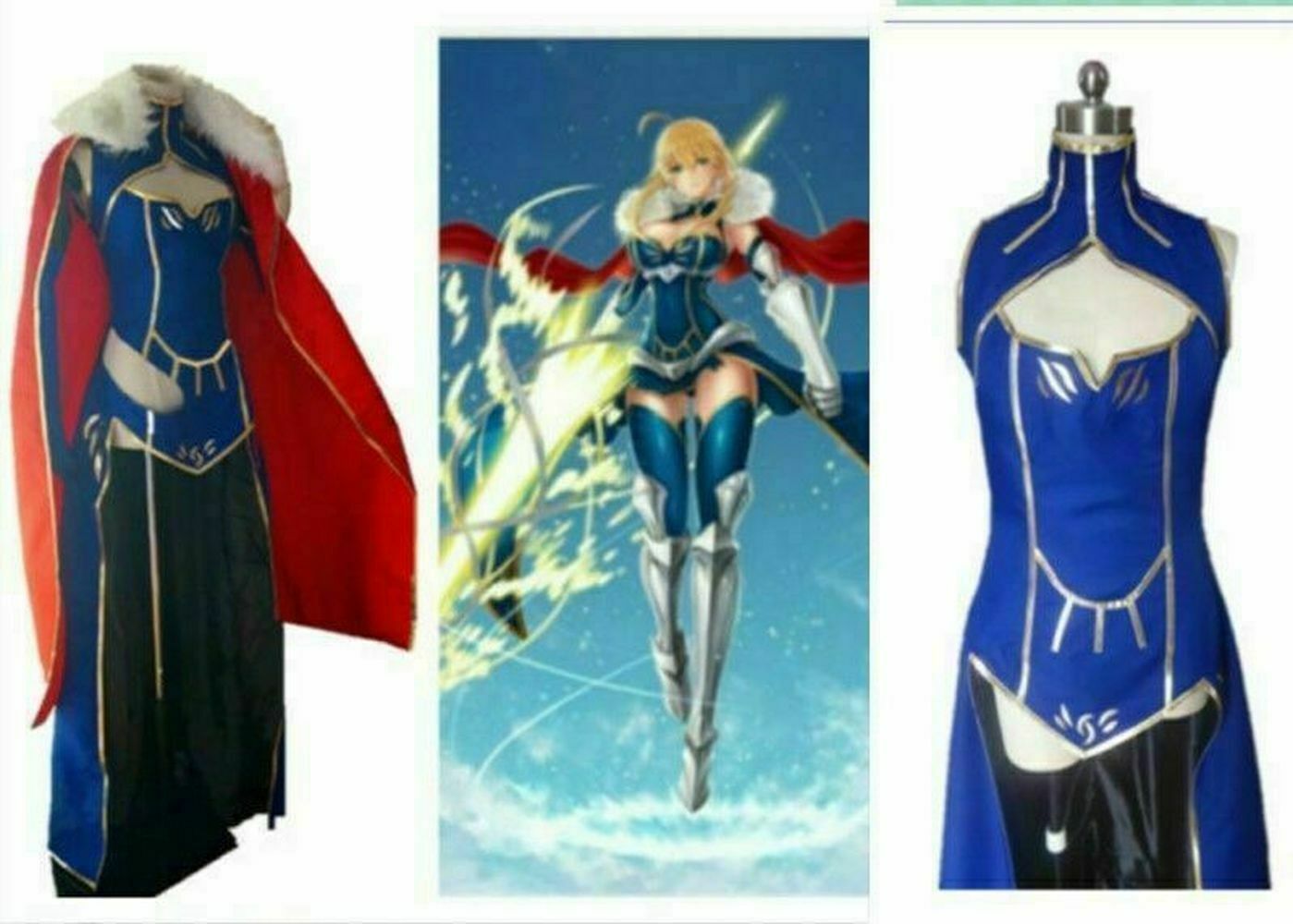 

Grand Order Altria Pendragon Alter Lancer Uniforms Cosplay Costume
