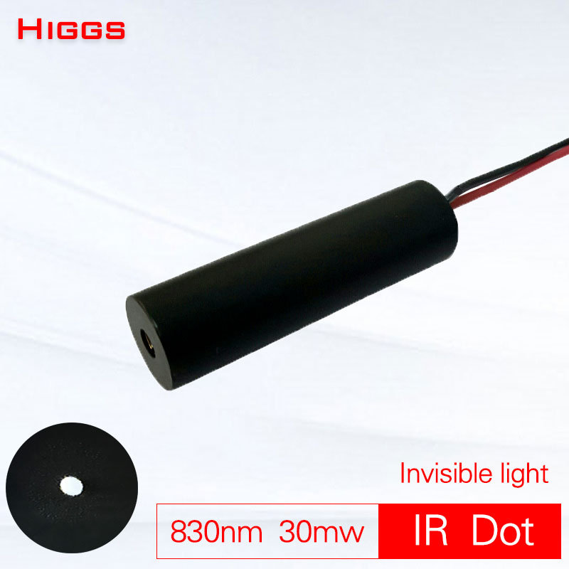 

High quality 830nm 30mw IR dot laser module Photoelectric contra-radiation switch Emitter infrared sight pointer Touch light