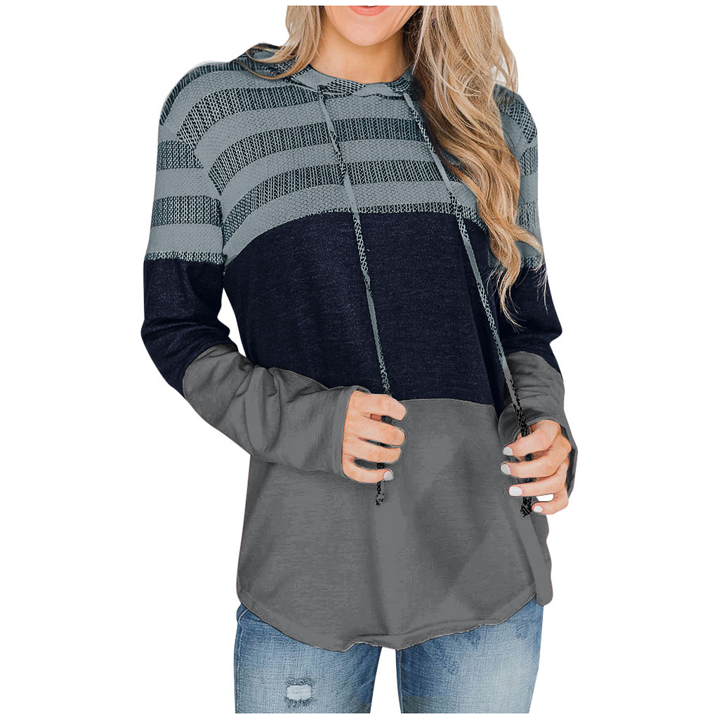 Yayu Mens Long Sleeve Slim Hoodies Color Block Stylish Pullover Sweatshirts
