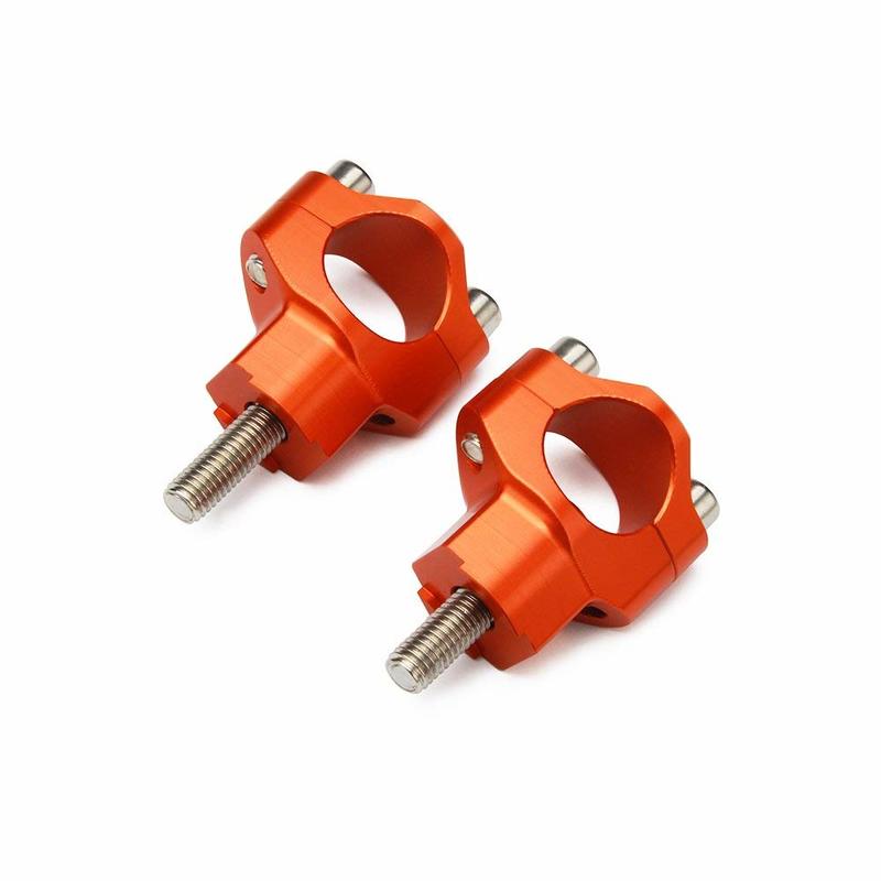 

New CNC Handlebar Raiser Bar Mount Clamps 28mm For SX SXF EXC EXCF XCW Bike