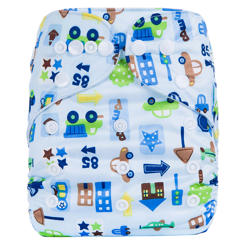 

Organic Baby Diapers Plastic Backed Washable Organic Baby Diapers All In One Reusable Nappy R1, 3mf
