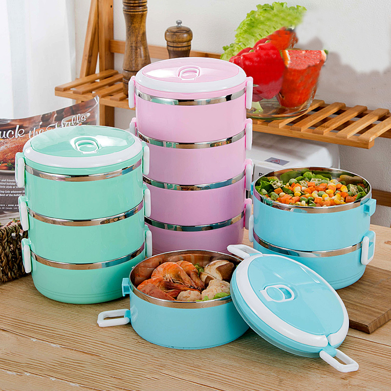 Sealed Stainless Steel Lunch Box For Kids Student Food Heated Thermos  Containers Organizer Bento Box Lunch Heated Meal From Taylor001, $11.37