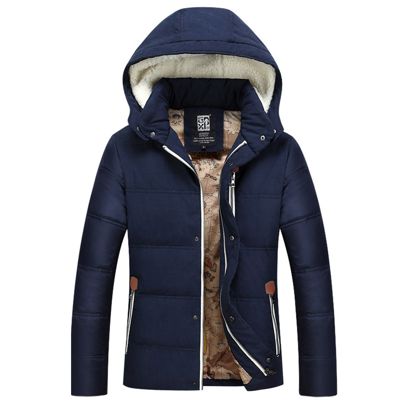 

Men's Winter&Autumn Down Jacket Coat New Parkas Men Warm Men's Coat Down Jacket, Blue