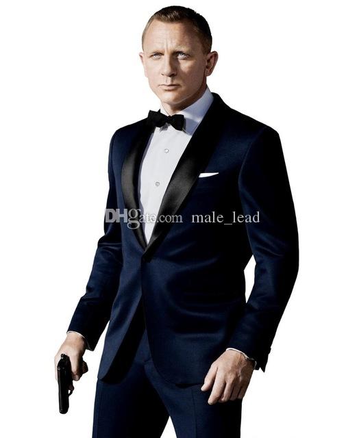 

Cool Shawl Lapel Groomsmen One Button Groom Tuxedos Mens Wedding Dress Man Jacket Blazer Prom Dinner 2 Piece Suit(Jacket+Pants+Tie) A166, Same as image