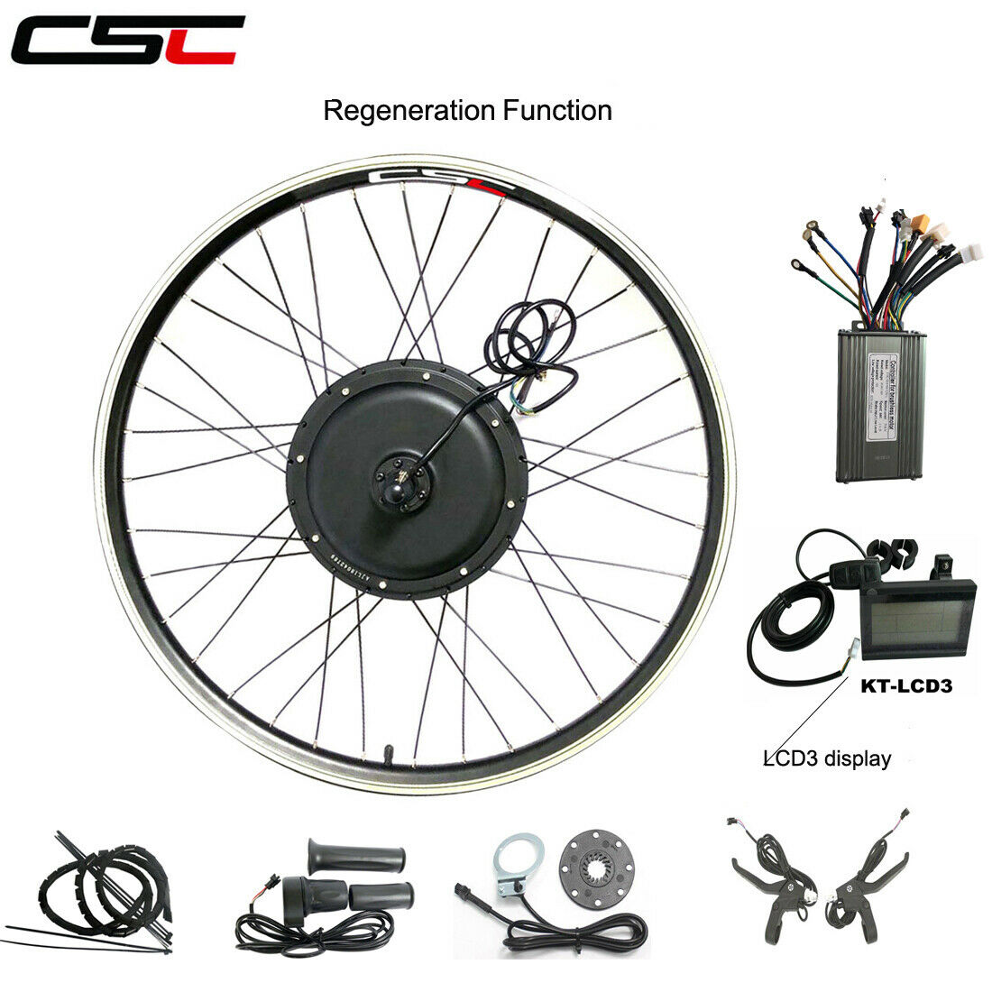 Electric bicycle Conversion Kit 36V 48V 250W 350W 500W 1000W 1500W Motor Wheel