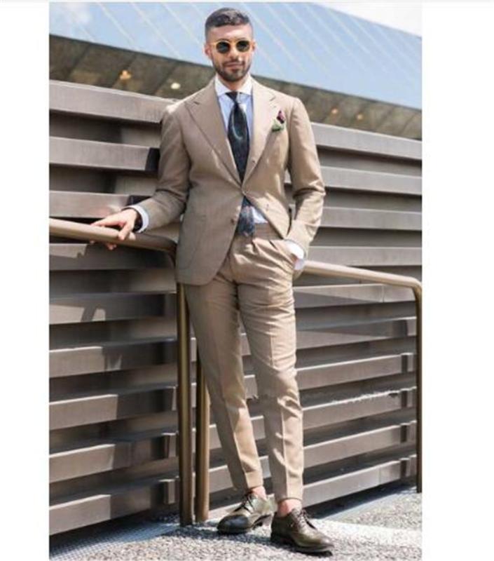 

Casual Stylish Custom Made Men Suit Wedding Tuxedo Young Suits Outside Wear Vestido 2pieces (Jacket+Pants) Terno Masculino, 13 style and color