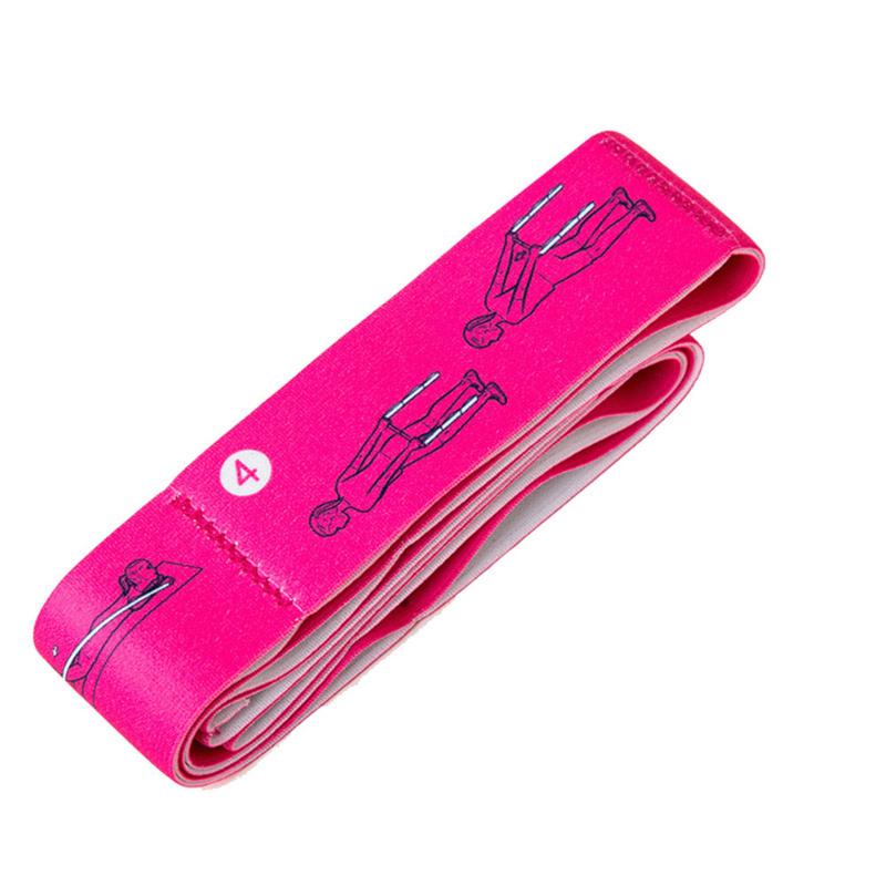

Hot Selling Sport Yoga Stretch Strap Resistance Elastic Belt for Waist Leg Fitness Training, Orange