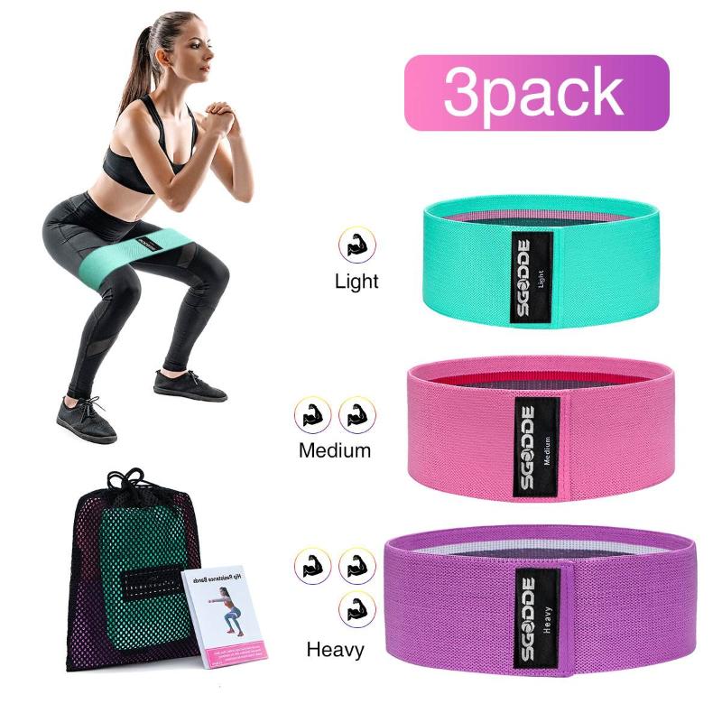 

SGODDE 3PCS Exercise Band Resistance Band Fitness Loop Elastic Pull Rope Latex Fitness Yoga For Gum Home Training