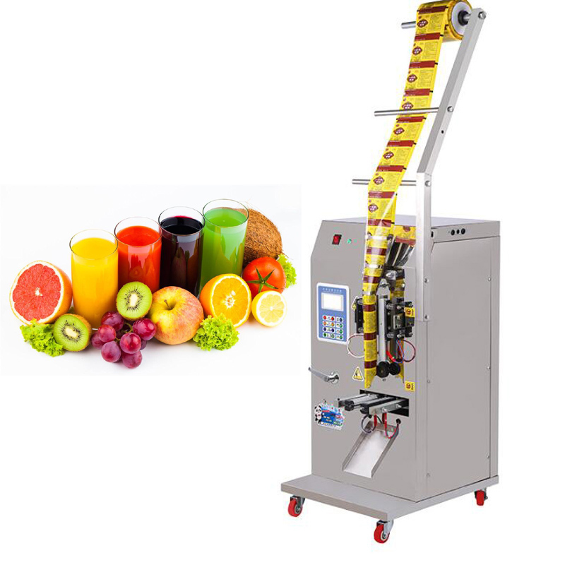 

400W Liquid packaging machine automatic electronic measurement quantitative seasoning soy sauce vinegar filling machine sealing machine