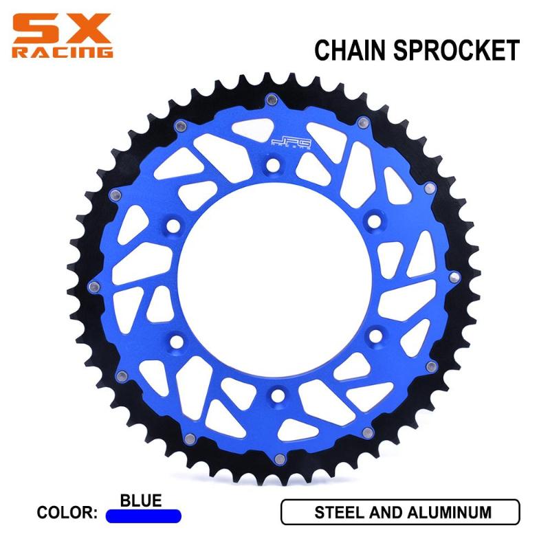 

Motorcycle 44 46 48 49 50 T Rear Sprocket For YZ125 YZ250 WR250F YZ250F YZ YZF WRF 400 426 450 Steel Aluminium