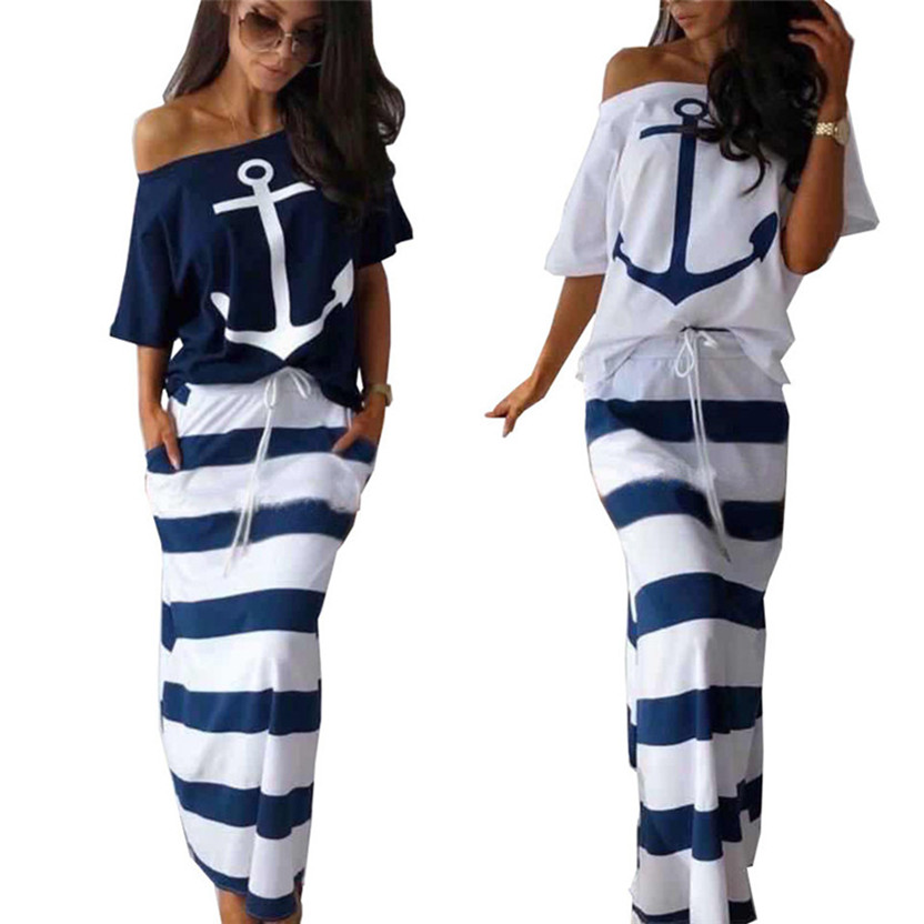navy and white outfits for ladies