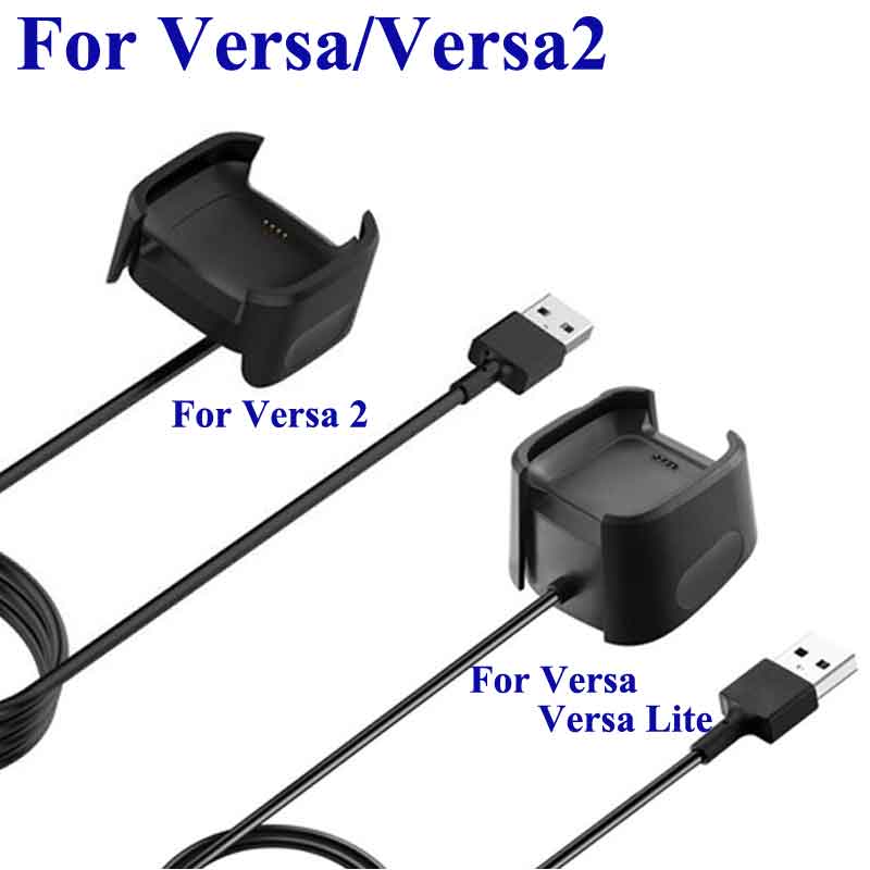 

For Fitbit Versa Fitbit Versa Lite Versa 2 Official Version Replacement Versa2 Charging Cradle Dock USB Data Cable Base Desktop Charger