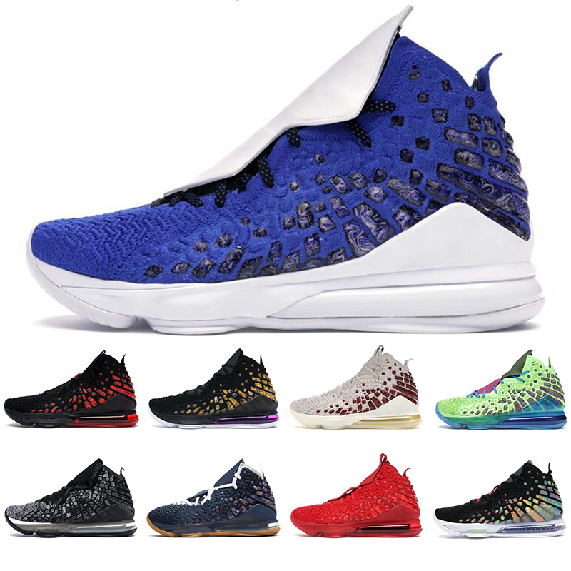 

2020 Mens basketball shoes 17s College Navy Playoffs Monstars More Than An Athlete Red Carpet 17 men trainers athletic sport sneaker
