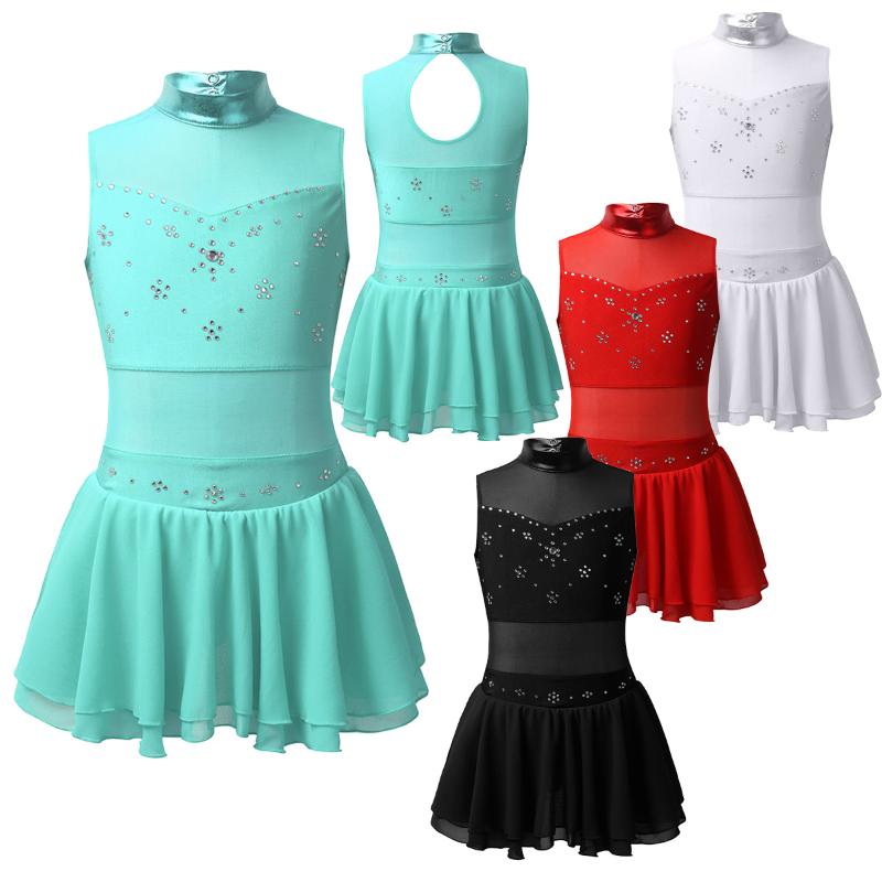 

ChicTry Kids Girls Children Ballet Dress Sleeveless Gymnastics Leotard Wedding Ceremony Birthday Ballet Tutu Girls Dress, Black